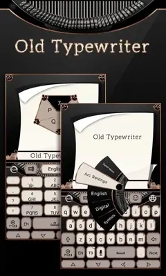 Old Typewriter Keyboard Theme android App screenshot 4